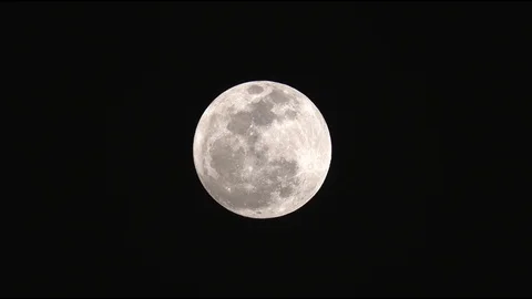 Full moon on dark night time Vidéo 100162431
