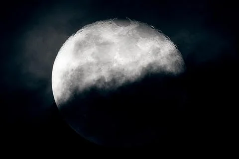 Full Moon Eclipse Stock Photos