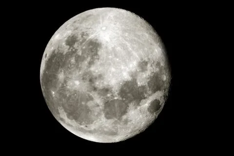 Full Moon Eclipse Fotos Stock