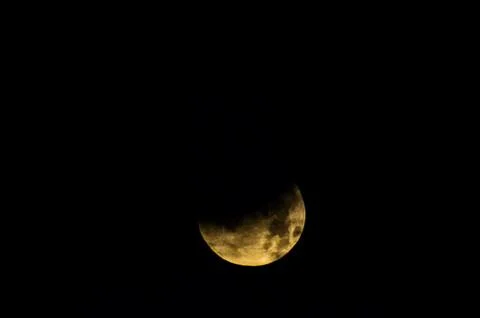 Full Moon Eclipse Fotos Stock