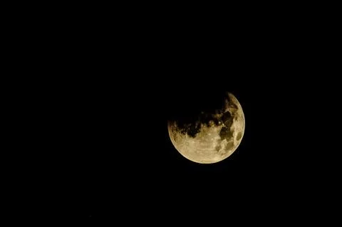 Full Moon Eclipse Stock Photos