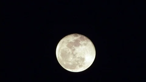 full moon Epic time lapse across night Stock Video Pond5