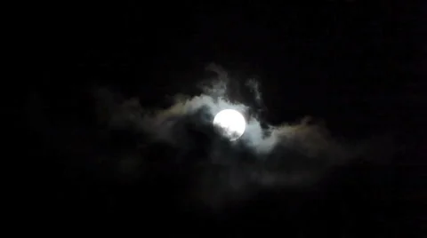 Full moon. Stock Footage 1644432