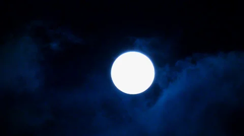 Full Moon Stock Footage 36592606