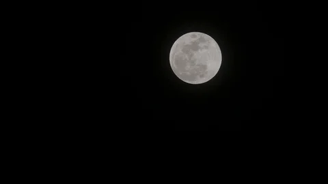 Full Moon Stock Footage 89989522