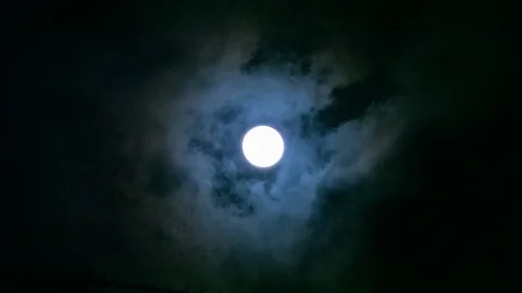 Full Moon Stock Footage 124530795