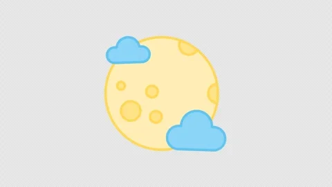 Full Moon Video stock 294740091