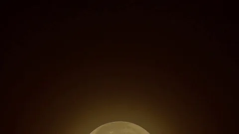 Full Moon Glow Time-lapse 動画素材 77079067