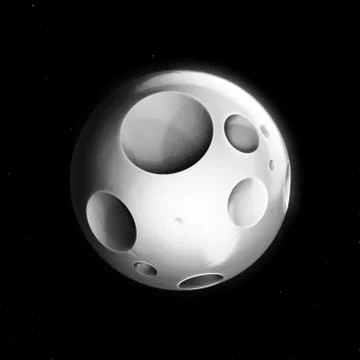 Full moon. Stock Illustration