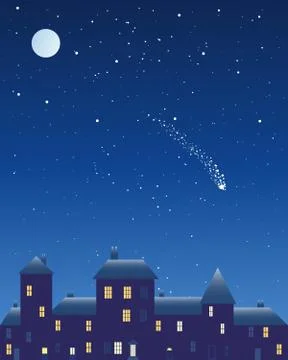 Full moon Stock Illustration