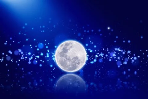 Full moon Stock Illustration