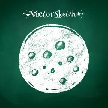 Full moon Stock Illustration