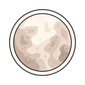 Full Moon illustration Stock Illustration