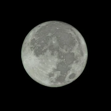 Full moon isolated with dark back ground Stock Photos