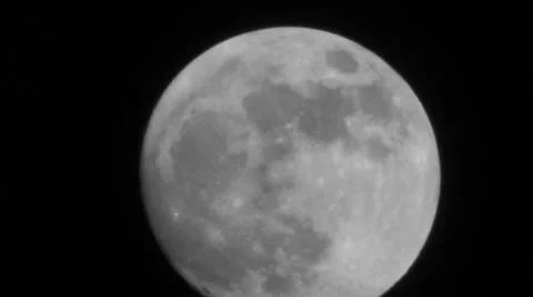 Full moon as it passes through the frame and beautiful 스톡 동영상 56420714