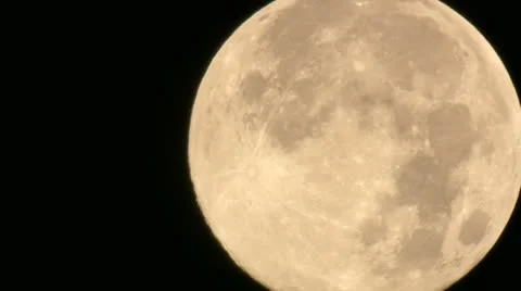 Full Moon Jet Fly By 2012 Stock Footage 11618049