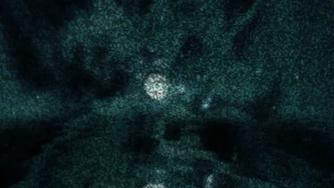 Full moon on jumpy tv static Vídeo Stock 93006060