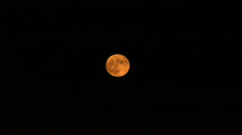 Full moon (LA) Stock Footage 62304