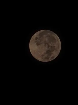 Full moon at largest also called supermoon Stock Photos