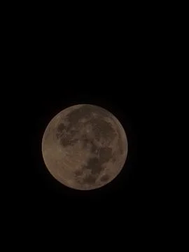 Full moon at largest also called supermoon Stock Photos