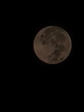 Full moon at largest also called supermoon Stock Photos