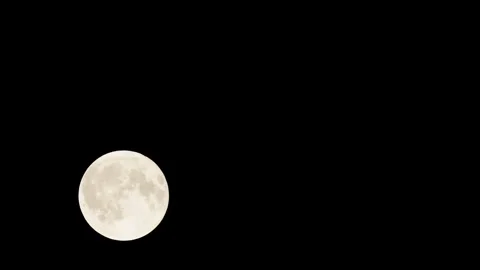 The Full Moon Long Footage Stock-Footage 346057656