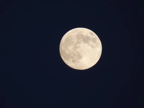Full Moon Lunar Phase Stock Photos