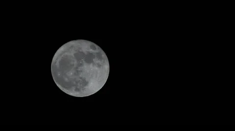 Full moon moving across the night sky 動画素材 10891690
