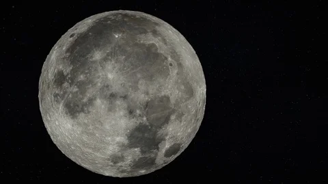 Full moon moving across the sky against ... | Stock Video | Pond5