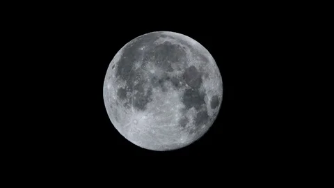 Full moon night - 1/3 of the screen Stock Footage 101608884