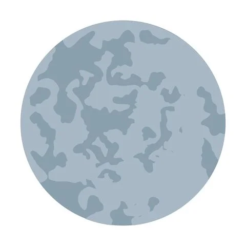 Full moon night astro Stock Illustration