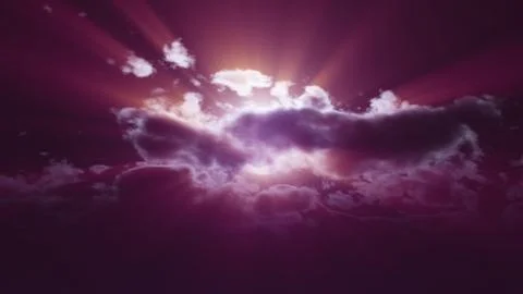 Full moon at night cloud sky, illustration Illustrazione stock