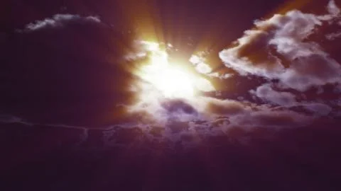 Full moon at night cloud sky, illustration Stock Illustration
