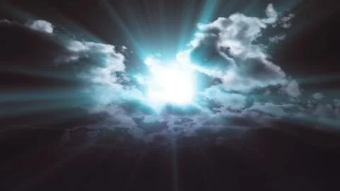 Full moon at night cloud sky, illustration 스톡 일러스트