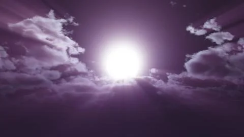 Full moon at night cloud sky, illustration Stock Illustration