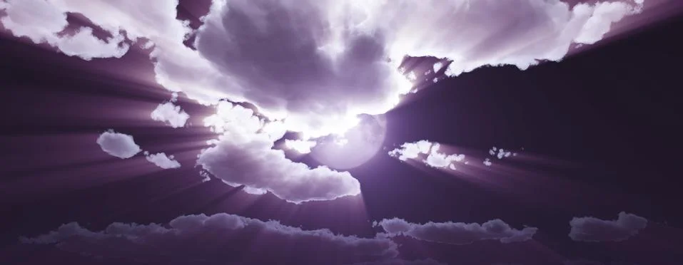 Full moon at night cloud sky, illustration Stock Illustration