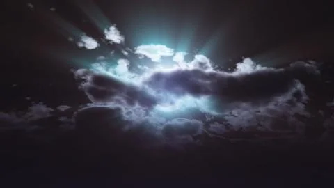 Full moon at night cloud sky, illustration 스톡 일러스트