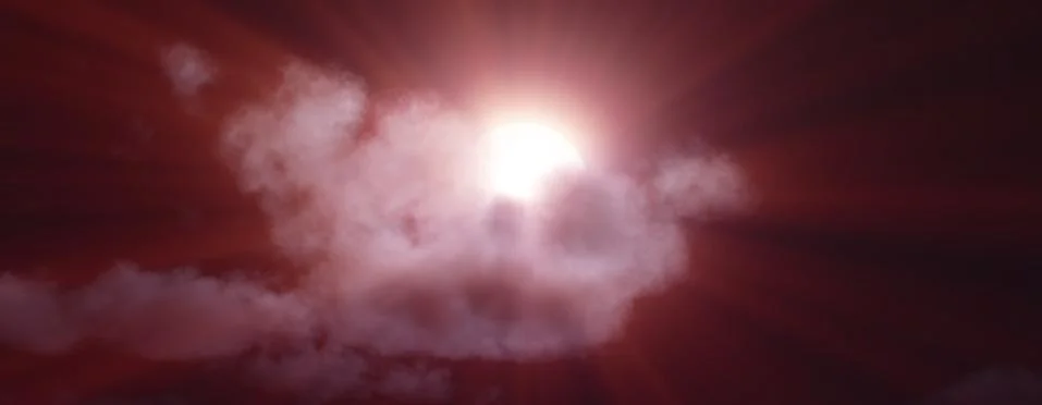 Full moon at night cloud sky, illustration Stock Illustration