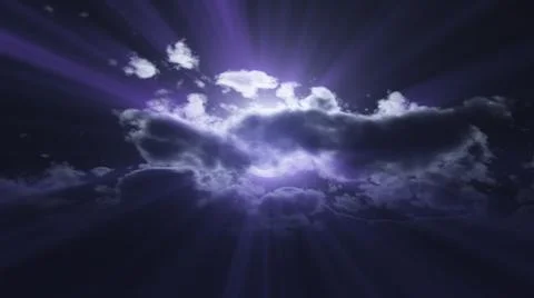 Full moon at night cloud sky, illustration Stock Illustration