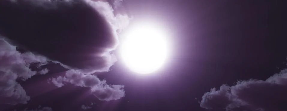 Full moon at night cloud sky, illustration Illustrazione stock