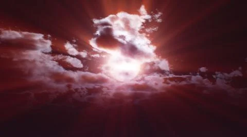 Full moon at night cloud sky, illustration Stock Illustration
