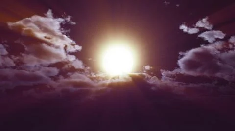 Full moon at night cloud sky, illustration 스톡 일러스트