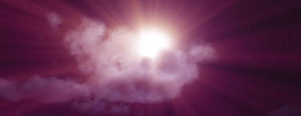 Full moon at night cloud sky, illustration Stock Illustration