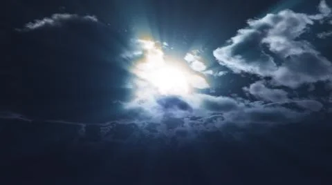 Full moon at night cloud sky, illustration 스톡 일러스트