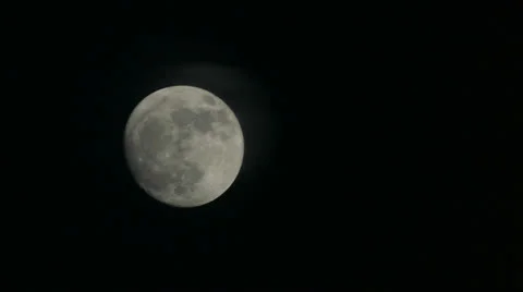 Full moon night Stock Footage 24738090