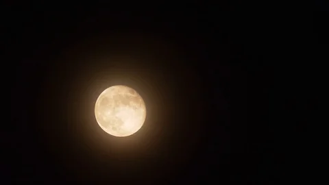Full moon at night Stock Footage 130167384