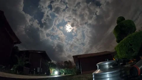 Full moon night Stock Footage 155339716