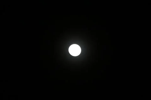 Full Moon at night. Foto stock