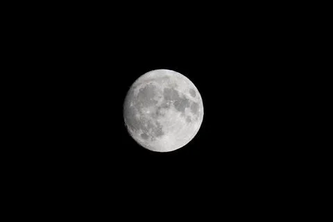 Full Moon At Night Stock Photos