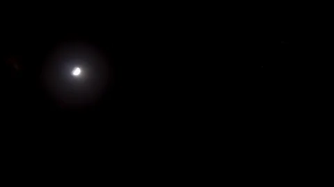 Full moon in the night sky, bright moon, night sky, the motion of clouds Stock Footage 119500774
